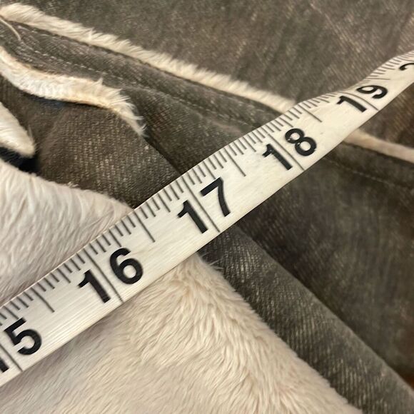 Anthropologie Amadi Camilla Sueded Sherpa draped jacket xs - Picture 9 of 11